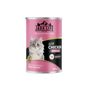Jada Life Tavuklu Yavru Kedi Parça Konserve Mama 400 GR
