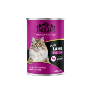Jada Life Kuzulu Yetişkin Kedi Parça Konserve Mama 400 GR