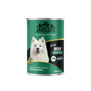 Jada Life Sığır Etli Yetişkin Köpek Parça Konserve Mama 400 GR