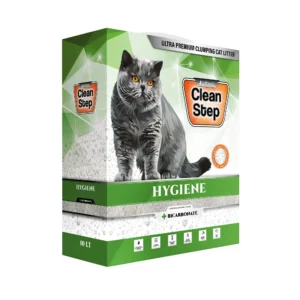 Clean Step Hygiene Bikarbonatlı Kokusuz Topaklanan Kedi Kumu 10 LT