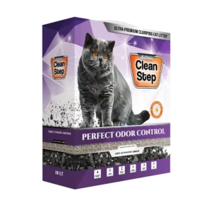 Clean Step Perfect Odor Control Aktif Karbonlu Light Daisy Kokulu Topaklanan Kedi Kumu 10 LT